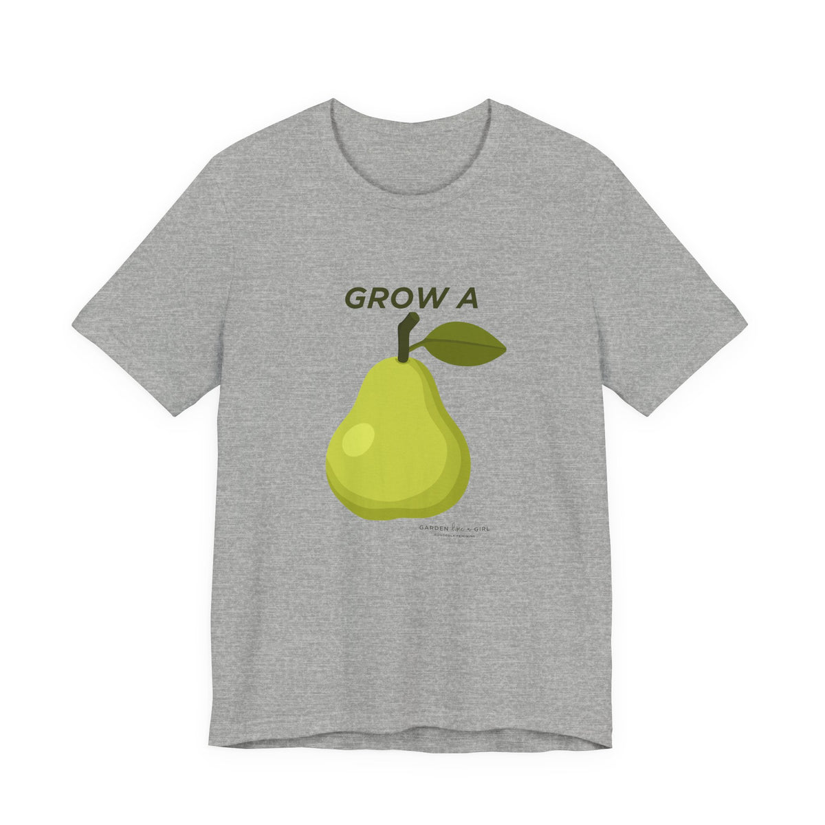 Grow A Pear Graphic T-Shirt — Fun Pear Illustration Tee