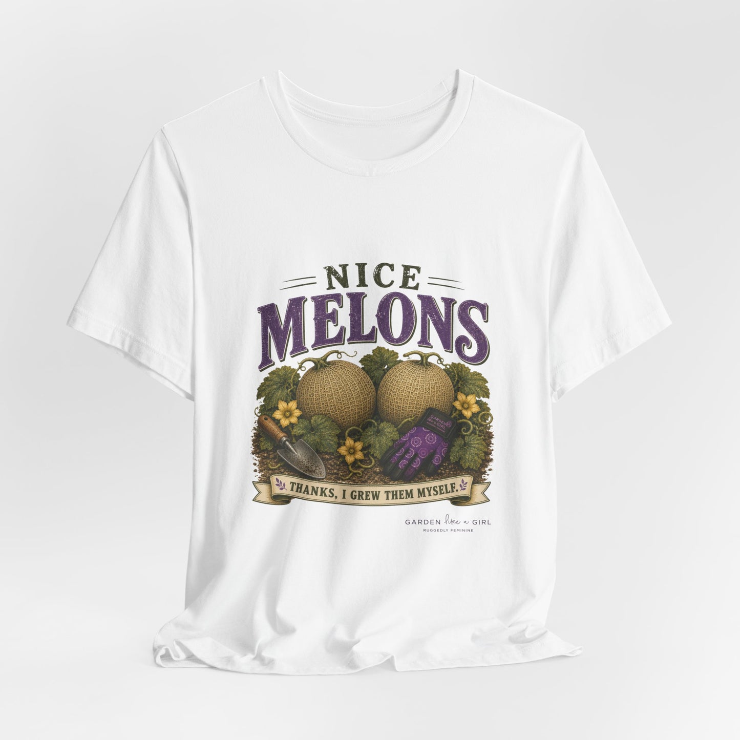 Nice Melons Graphic Tee — Vintage Gardening T-Shirt