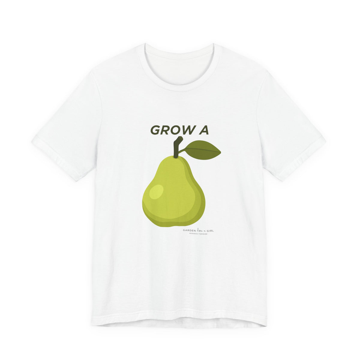 Grow A Pear Graphic T-Shirt — Fun Pear Illustration Tee