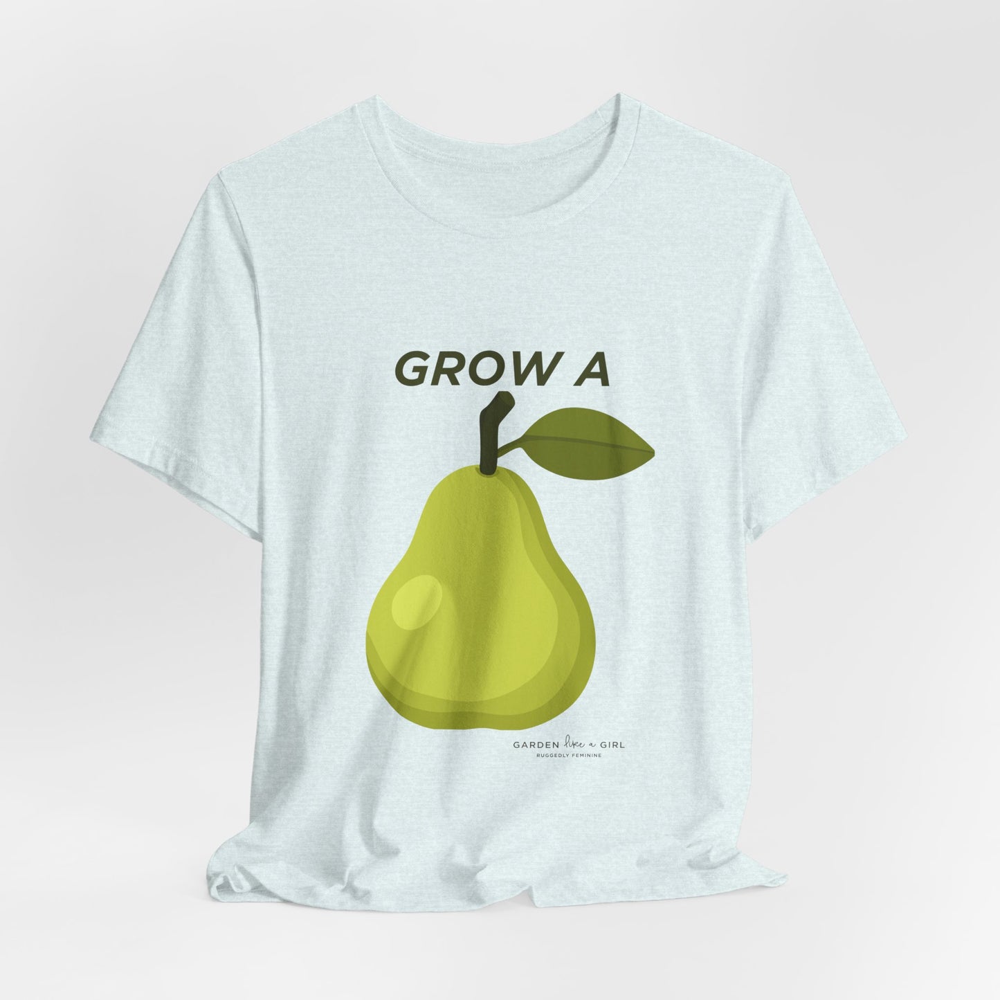 Grow A Pear Graphic T-Shirt — Fun Pear Illustration Tee