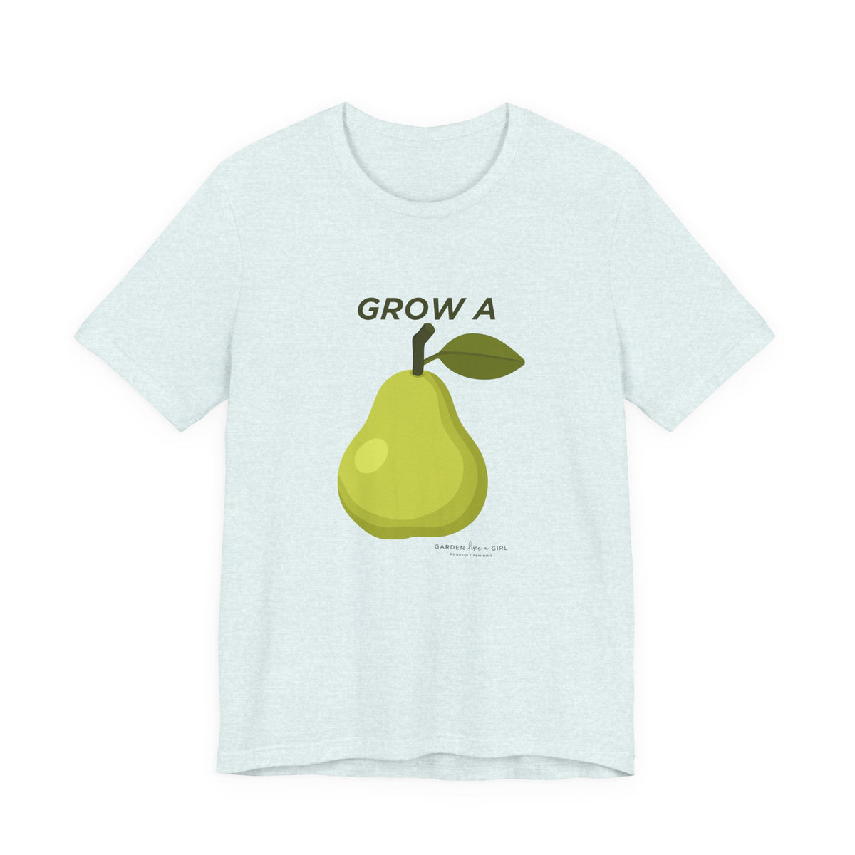 Grow A Pear Graphic T-Shirt — Fun Pear Illustration Tee