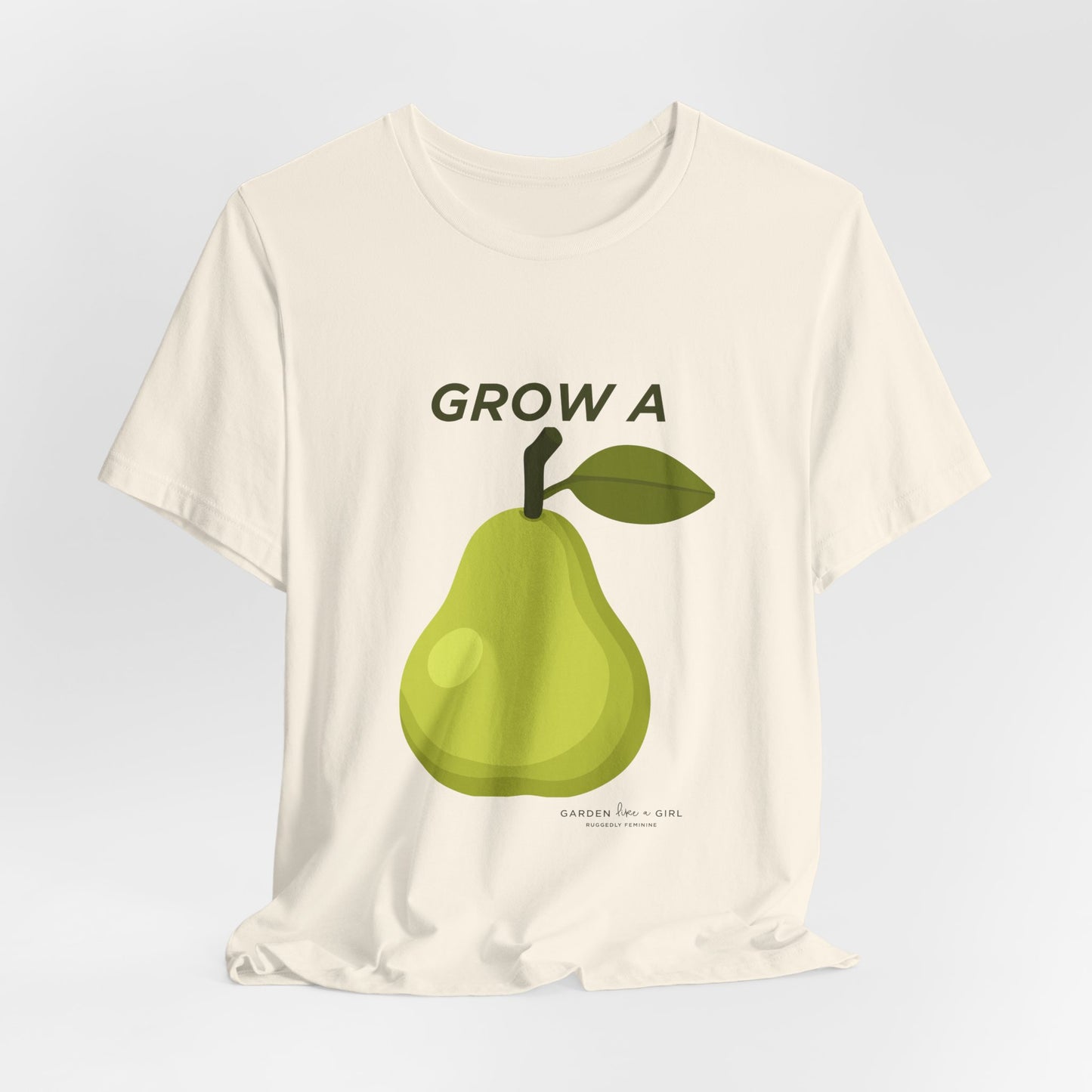 Grow A Pear Graphic T-Shirt — Fun Pear Illustration Tee