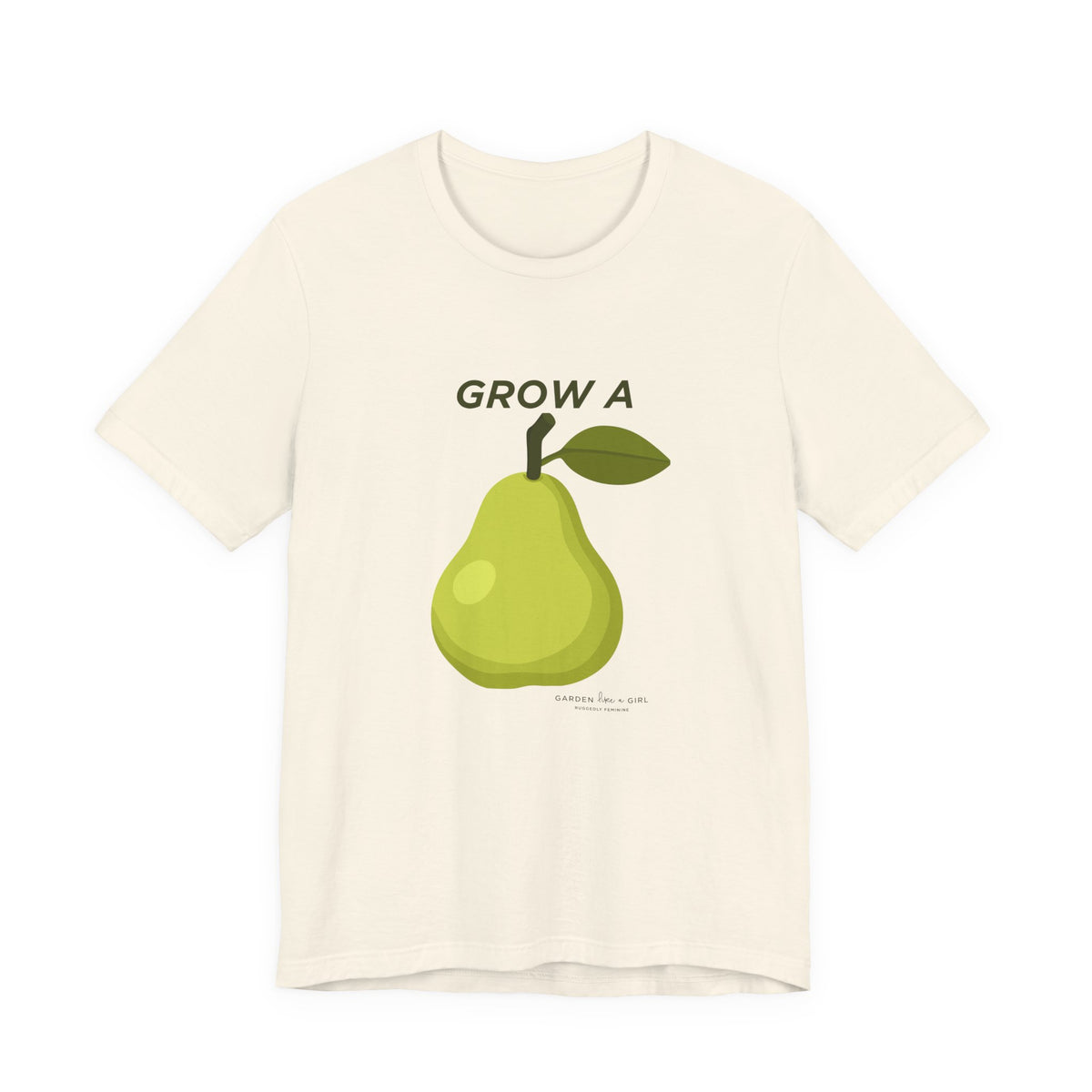 Grow A Pear Graphic T-Shirt — Fun Pear Illustration Tee