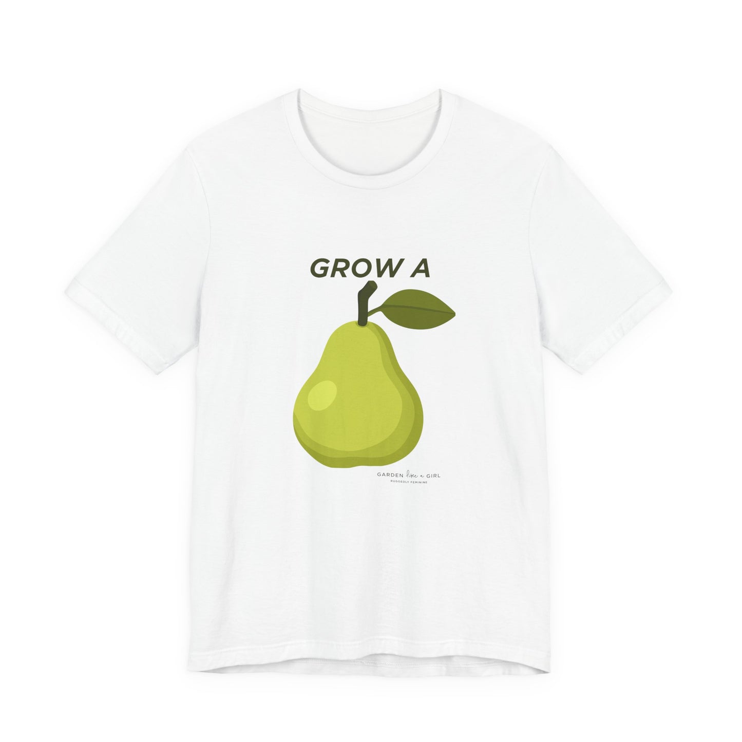 Grow A Pear Graphic T-Shirt — Fun Pear Illustration Tee