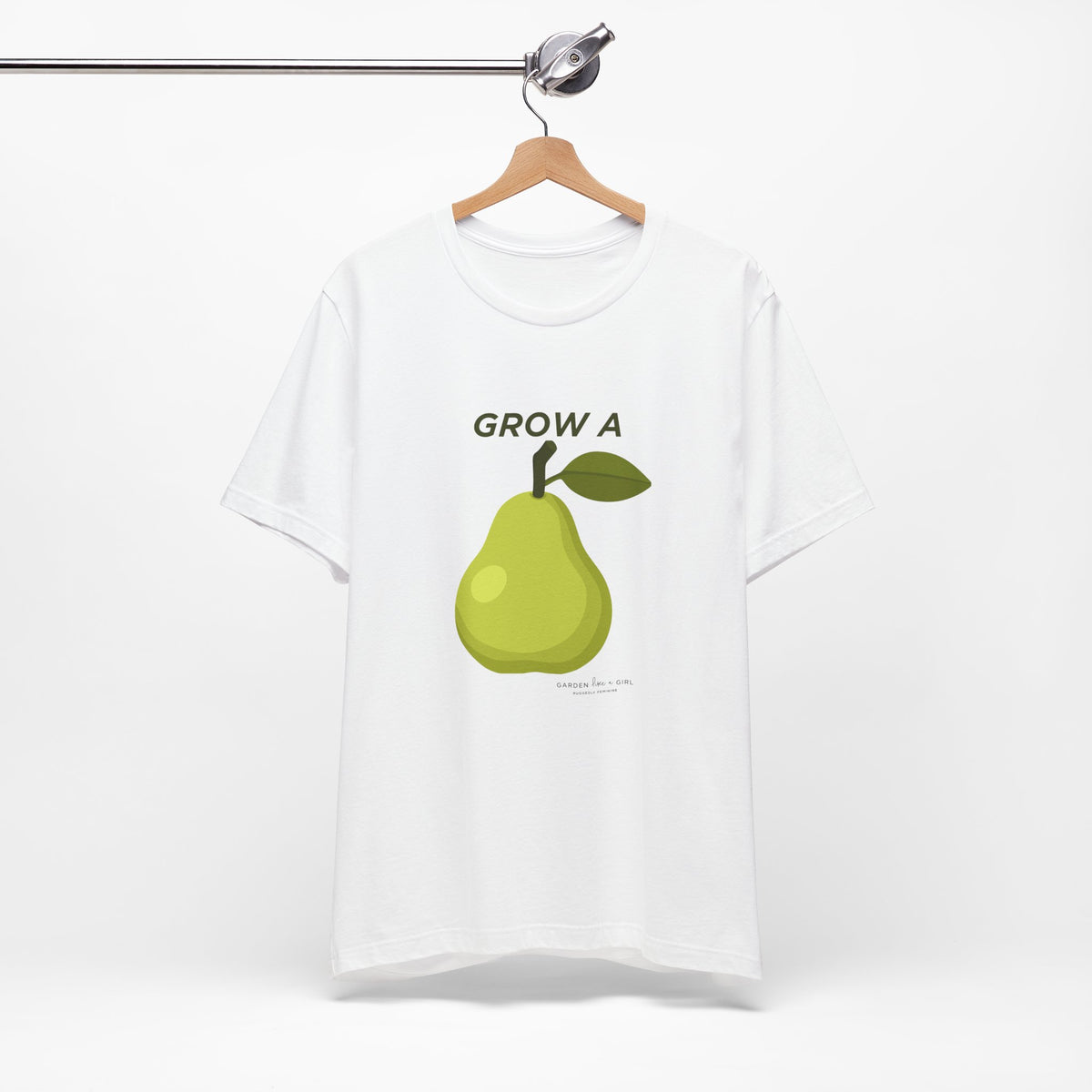 Grow A Pear Graphic T-Shirt — Fun Pear Illustration Tee