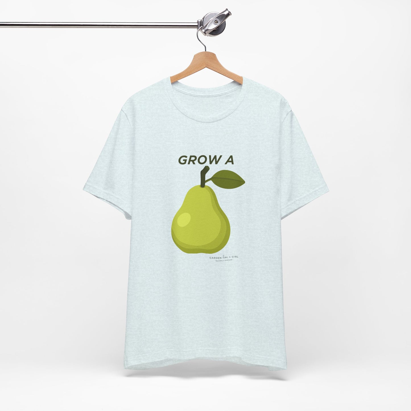 Grow A Pear Graphic T-Shirt — Fun Pear Illustration Tee