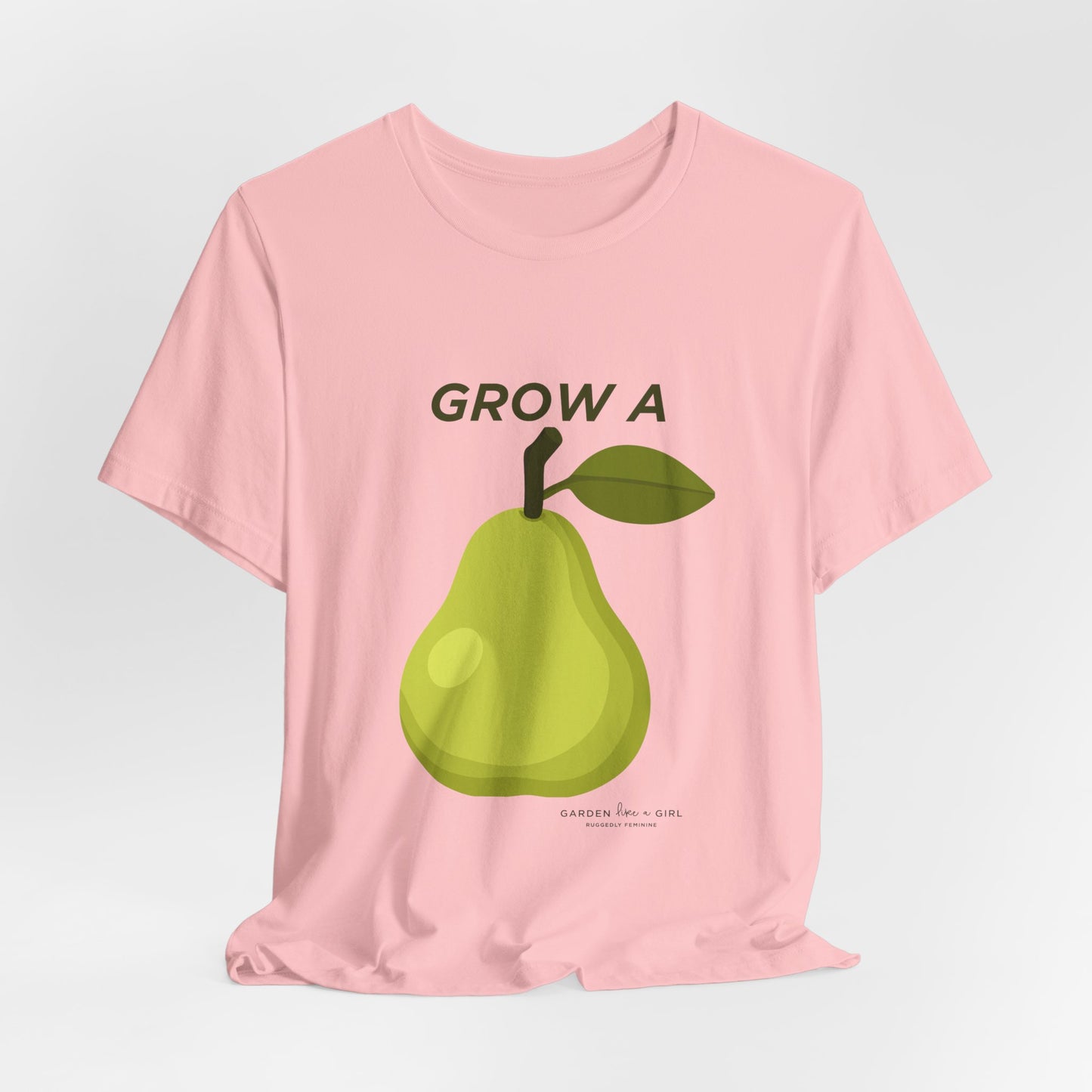 Grow A Pear Graphic T-Shirt — Fun Pear Illustration Tee