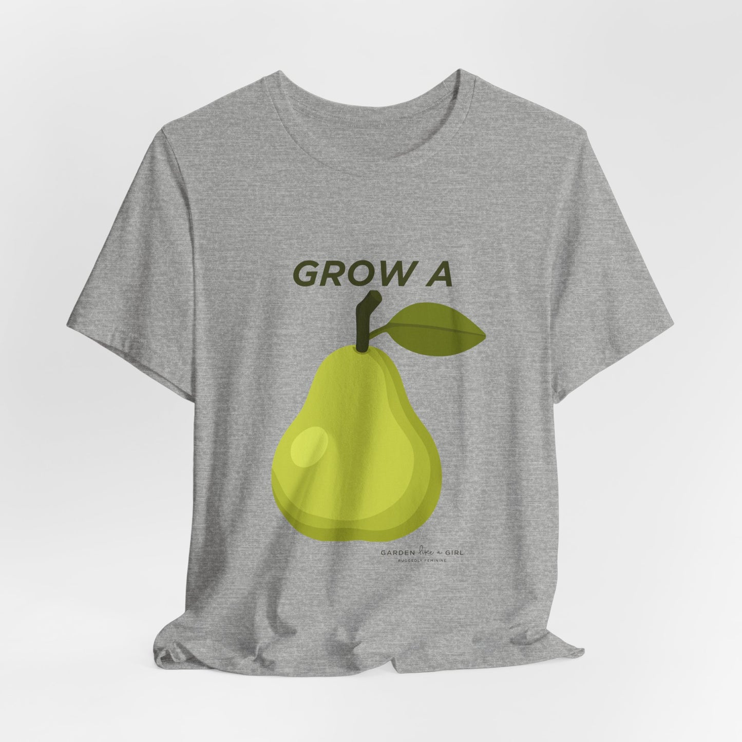 Grow A Pear Graphic T-Shirt — Fun Pear Illustration Tee