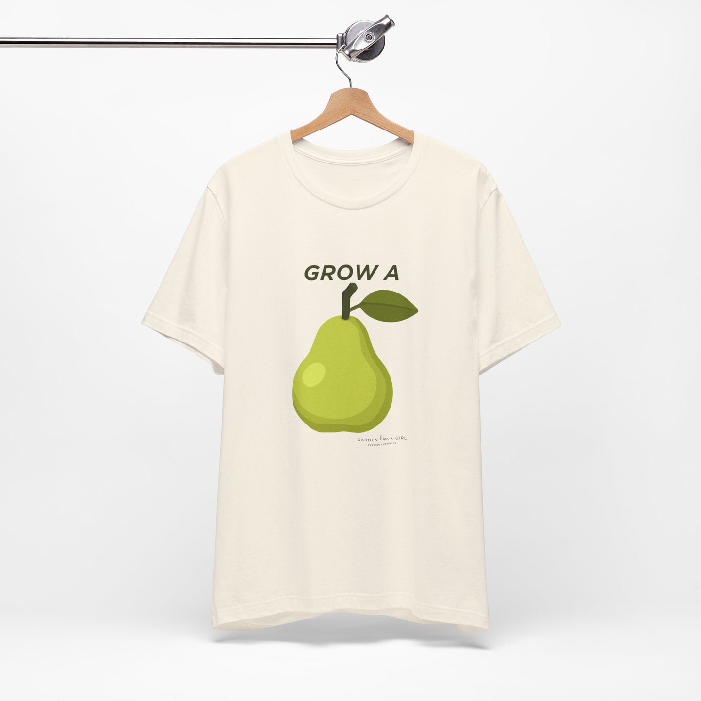 Grow A Pear Graphic T-Shirt — Fun Pear Illustration Tee