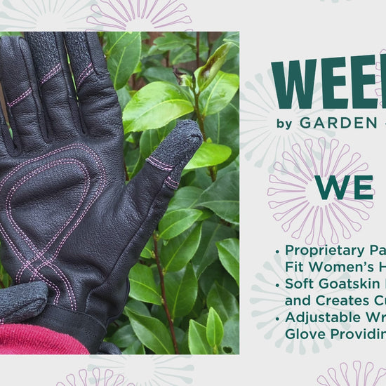 Video of WEEDIES Gardening Gloves and perfect women's fit.