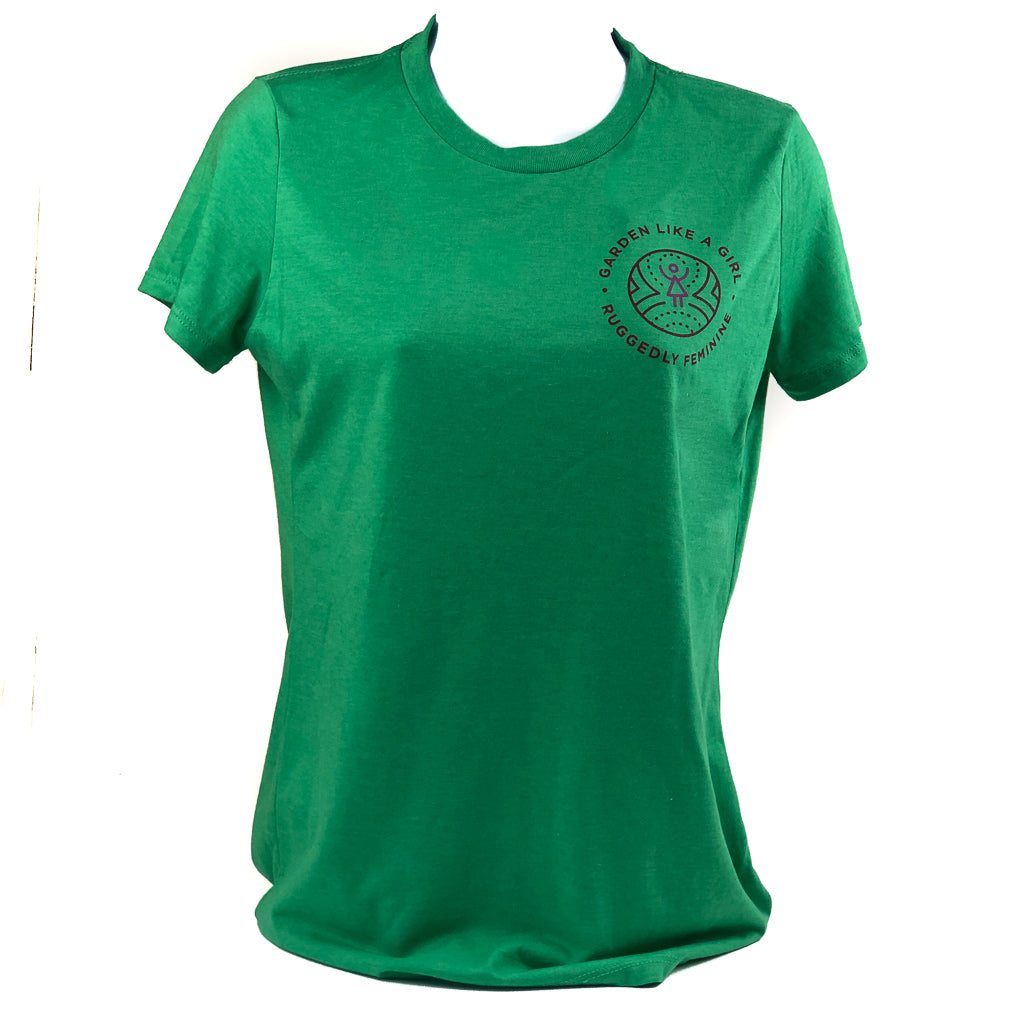 SUN GARDEN GIRL Enviro Green Short Sleeve Crew Neck T-shirt